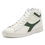 Koszulki i topy damskie - Diadora Unisex dorośli gra L High Woaxed Hi-Top trampki, - C1161 białe liście - 44 EU - miniaturka - grafika 1
