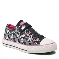 Buty dla dziewczynek - Trampki Mickey&Friends CP40-101DSTC Black - miniaturka - grafika 1