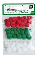 Zabawki kreatywne - Interdruk Dekoracyjne pompony Christmas 56864 - miniaturka - grafika 1
