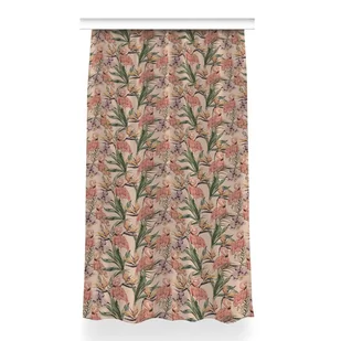 Zasłona przelotki do pokoju Flamingi wzór 150x260, Fabricsy - Zasłony - miniaturka - grafika 1