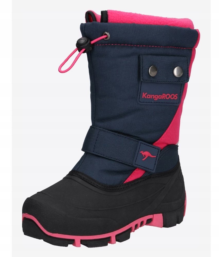 KANGAROOS ŚNIEGOWCE GRANATOWE LOGO RZEPY 28 1Ż7F