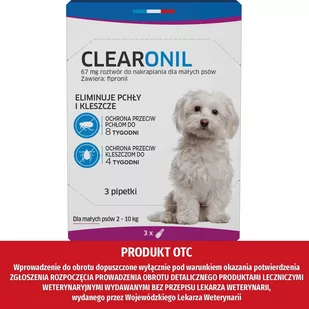 Zolux CLEARONIL dla małych psów 2-10 kg) 67 mg x 3 FR179401 - Artykuły przeciw pasożytom - miniaturka - grafika 1