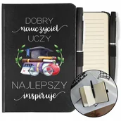 Notesy i bloczki - NOTES + DŁUGOPIS A6 PREZENT NA DZIEŃ NAUCZYCIELA - miniaturka - grafika 1