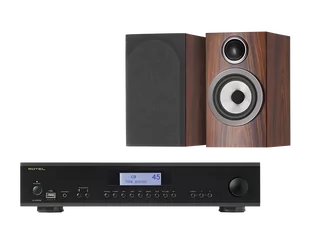 Rotel A12 MKII (czarny) + 707 S3 (mokka) - Zestawy stereo - miniaturka - grafika 1