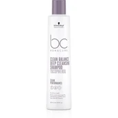 Szampony do włosów - Schwarzkopf Professional BC CLEAN BALANCE DEEP CLEANSING SHAMPOO 250ML - miniaturka - grafika 1
