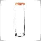 Wazony i flakony - Pojemnik szklany cylinder H-40 cm D-10 cm z korkiem - miniaturka - grafika 1