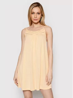 Sukienki - Roxy Sukienka letnia Rare Feeling ERJKD03295 Pomarańczowy Regular Fit - grafika 1
