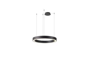 Wisząca lampa ledowa Marco AZ5044 50W ring czarna biała - Lampy sufitowe - miniaturka - grafika 1