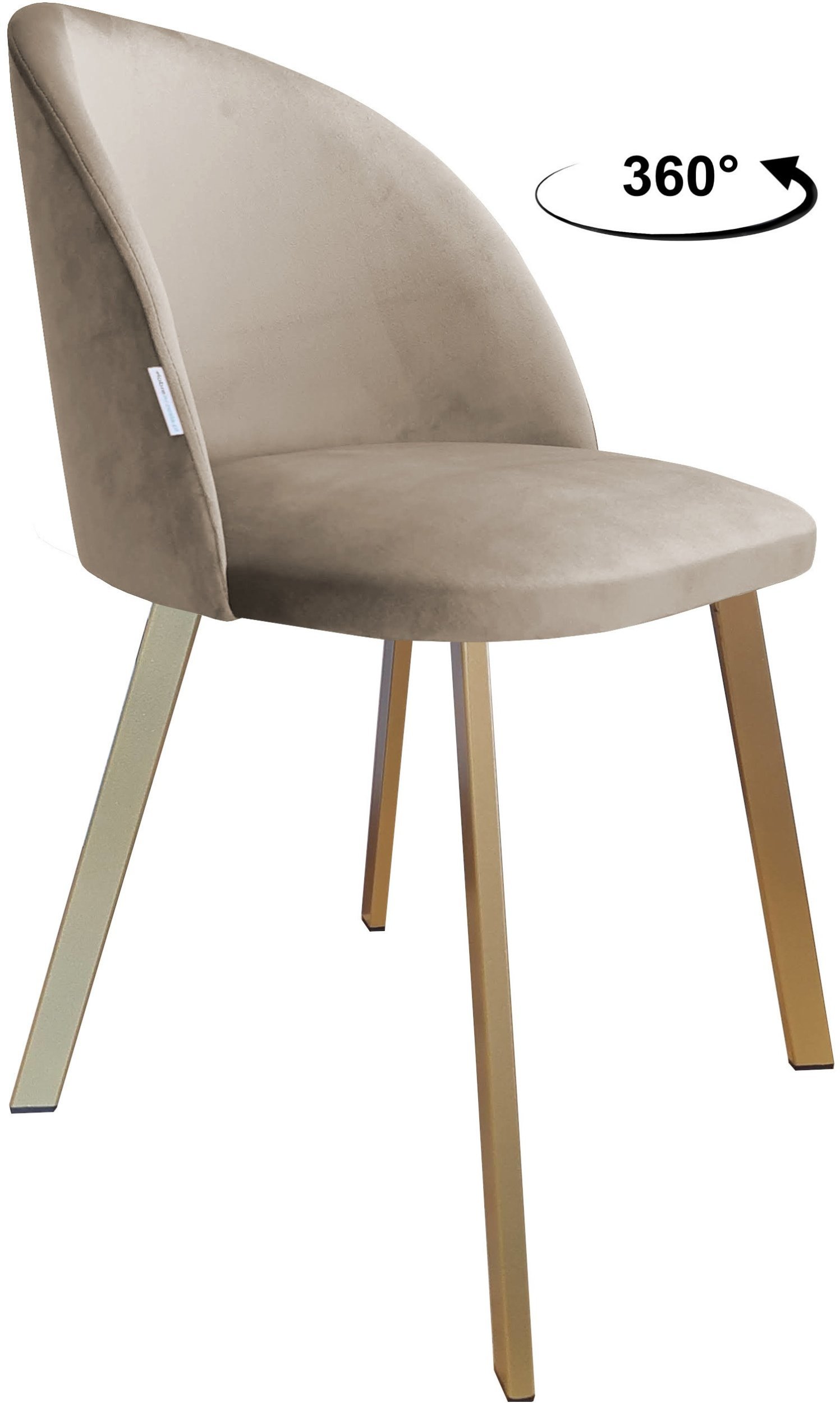 Krzesło obrotowe Colin podstawa Profil złota MG09