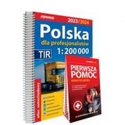 Atlasy i mapy - Polska dla profesjonalistów. Atlas samochodowy + instrukcja pierwszej pomocy 1:200 000 - miniaturka - grafika 1