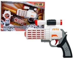 Dla Dzieci Zestaw Kosmiczny Z Wyrzutnią Dżwieki - Zabawki militarne - miniaturka - grafika 1