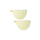 Zawiasy, okucia i inne akcesoria - Uchwyt meblowy Celian 100 mm złoty szczotkowany mosiądz 2 sztuki Inspire - miniaturka - grafika 1