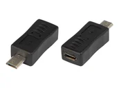 Kable - 75-998# Adapter usb gn. microusb-wt. microusb - miniaturka - grafika 1