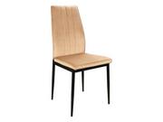 Krzesła - Krzesło tapicerowane ATOM VELVET beżowe - miniaturka - grafika 1