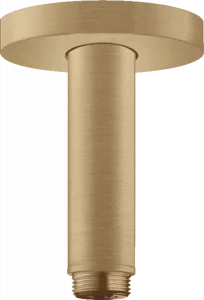 HANSGROHE 27393140 Przyłącze sufitowe S 100 mm, brąz szczotkowany - Akcesoria do armatury i ceramiki - miniaturka - grafika 1