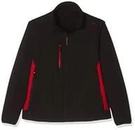 Odzież robocza - Delta Plus Kurtka Softshell 96% poliester 4% Elastan. Odpinane Rękawy kolor czarno-czerwony rozmiar XXL MYSE2NRXX MYSE2NRXX - miniaturka - grafika 1