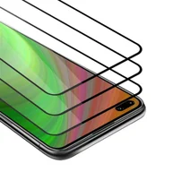 Szkła hartowane na telefon - 3X Szkło Hartowane Do Honor View 30 Folia Pancerna Ochronny W Przezroczysty Z Czarnym Tempered Glass Cadorabo - miniaturka - grafika 1