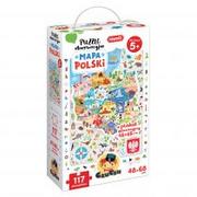 Zabawki kreatywne - Puzzle obserwacyjne Mapa Polski 5+ - miniaturka - grafika 1