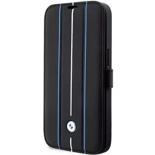 Etui BMW BMBKP14L22RVSK do Apple iPhone 14 Pro 6,1" bookcase Leather Stamp Blue Lines - Etui i futerały do telefonów - miniaturka - grafika 4