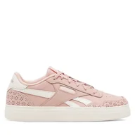 Sneakersy damskie - Sneakersy Reebok Court Advance 100074335 Różowy - miniaturka - grafika 1