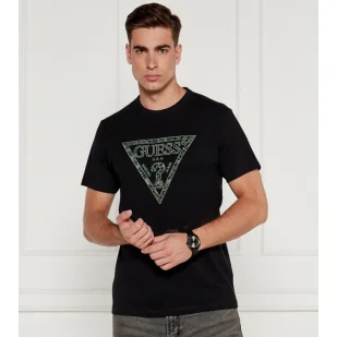 GUESS T-shirt | Regular Fit - Koszulki męskie - miniaturka - grafika 1
