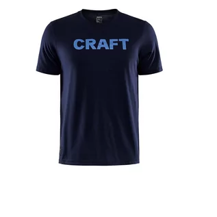Koszulki sportowe męskie - Męska Koszulka CRAFT CORE CRAFT SS TEE M 1911667-396000 – Granatowy - grafika 1