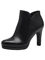 Moda i Uroda OUTLET - - Tamaris Damen 1-1-25326-41, Krótkie buty do kostki, Czarny Matt, 37 EU - miniaturka - grafika 1