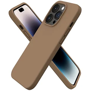 Etui na telefon iPhone 14 Pro Max, odporne na wstrząsy, wnętrze z miękką wyściółką z mikrofibry, odporna na wstrząsy torba na całą obudowę, etui ochronne na aparat, herbata mleczna - Herbata - miniaturka - grafika 1