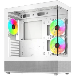 Obudowa Savio Obudowa PC SAVIO SIGMA X1 WHITE - Obudowy komputerowe - miniaturka - grafika 1