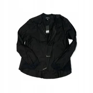 Bluzy damskie - Rozpinana czarna lekka bluza damska KENNETH COLE S - miniaturka - grafika 1