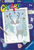 Zabawki kreatywne - CreArt: Zimowy jelonek - Ravensburger - miniaturka - grafika 1