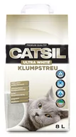 Żwirek dla kotów - Żwirek zbrylający biały CATSIL - miniaturka - grafika 1
