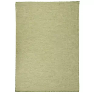 vidaXL Dywan zewnętrzny o płaskim splocie, 200x280 cm, zielony - Dywany zewnętrzne - miniaturka - grafika 1