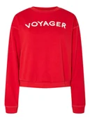 Bluzy damskie - Pieces Bluza "Foya" w kolorze czerwonym - miniaturka - grafika 1