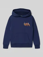 Swetry dla chłopców - Bluza z kapturem o kroju regular fit z mieszanki bawełny - miniaturka - grafika 1