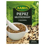 Przyprawy i zioła sypkie - Kamis PIEPRZ MŁOTKOWANY Z KOLENDRĄ 15G Zakupy dla domu i biura! 901099342 - miniaturka - grafika 1