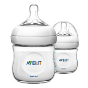 Butelki dla niemowląt - Butelka do karmienia Avent Baby Bottle PP Natural Biały 2U x 125ml - miniaturka - grafika 1
