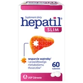 Odchudzanie i oczyszczanie - Hepatil Slim, 60 tabletek - miniaturka - grafika 1