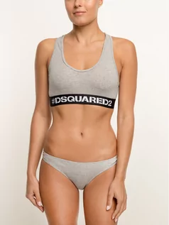 Biustonosze - Dsquared2 Underwear Biustonosz top D8RG22270 Szary - grafika 1