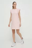 Sukienki - Guess sukienka bawełniana ATHENA kolor różowy mini oversize V4GK05 KC641 - miniaturka - grafika 1