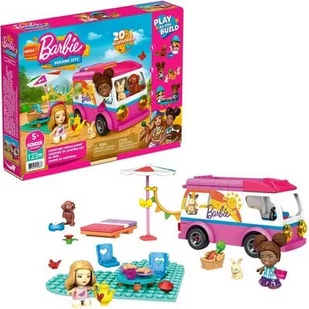 Mattel Mega Bloks Barbie Wymarzony kamper GWR35 457959 - Klocki - miniaturka - grafika 1