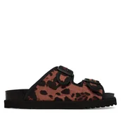 Klapki i japonki damskie - Klapki Scholl Beatriz F00708 Brązowy - miniaturka - grafika 1