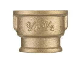 Invena Invena Mufa redukcyjna mosiądz 1/2" x 3/8" - Akcesoria do myjek - miniaturka - grafika 2