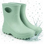 Kalosze damskie - KALOSZE piankowe EVA OGRODOWE wygodne GUMOWCE DAMSKIE gumiaki LEKKIE 38 - miniaturka - grafika 1