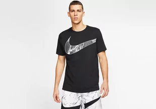 Nike Dri-Fit Hbr Marble Tee Black - Koszulki męskie - miniaturka - grafika 1