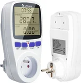 Liczniki energii elektrycznej - 4kom.pl Watomierz licznik miernik zużycia Biały - miniaturka - grafika 1