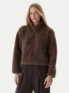 Bluzy damskie - The North Face Polar Extreme Pile NF0A88ZC Brązowy Regular Fit - miniaturka - grafika 1
