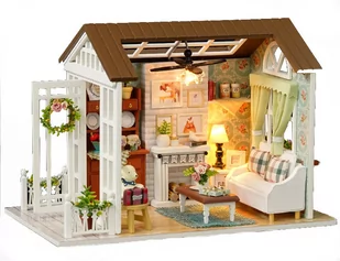 Domek dla lalek drewniany salon meble KX6995 - Domki dla lalek - miniaturka - grafika 6