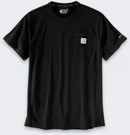 Koszulki męskie - Koszulka Carhartt Force Mid Pocket Black - miniaturka - grafika 1