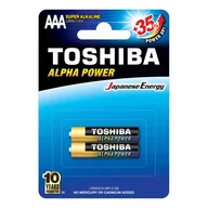 Ładowarki i akumulatory - Toshiba Bateria Alpha Power AAA R03 2szt 292756 - miniaturka - grafika 1